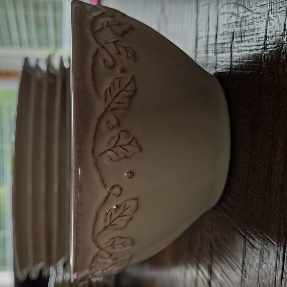 Longaberger Vintage Vine Cream Bowls
